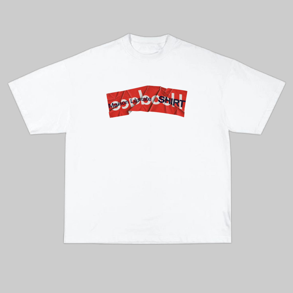 WYFP × HOODACE — Crumple-Creased Logo